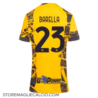 Inter Milan Nicolo Barella #23 Maglia Gara Terza Repliche 2024-25 Donna